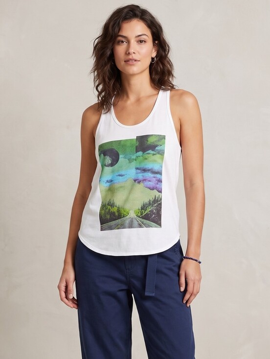 Project Social T Tops - PST - NWOT Graphic Muscle Tank